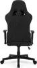 The back view of a black gaming chair. Produktbild-Vorschau