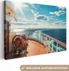 MuchoWow® - Leinwandbilder - Boot - Wasser - Meer - Segeln Produktbild-Vorschau 1