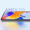 Close-up of a smartphone screen displaying a colorful abstract image, with the word "AMOLED" in large letters above it. Náhled obrázku produktu