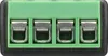 Goobay terminalblok, 4-polig, met 3,5 mm jackconnector, Productafbeelding-voorbeeld 2