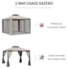 Outsunny záhradný pavilón altánok párty stan záhradný stan Náhľad obrázku produktu 6