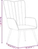 vidaXL Poltrona relax con sgabello in velluto grigio scuro Anteprima dell’immagine prodotto 8