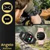 Collage of smartwatch images and icons. Podgląd zdjęcia produktu