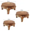 Opiumtisch Tisch Beistelltisch Massiv Holz Couchtisch Rund Produktbild-Vorschau 1