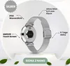 A smartwatch is displayed on a pedestal with feature callouts. Anteprima dell’immagine prodotto