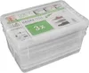 KEEEPER Úložný box Bea 11l 39x26,5x14cm průhledný Sada 3 Náhled obrázku produktu 5