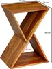 Table pliante x 43x60x30 cm table pliante en bois massif Voir les images du produit 3