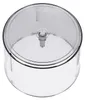 A clear plastic container with a lid, likely part of a food processor or blender. Produktbild-Vorschau