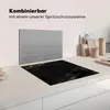 KitchenYeah® Kryt varné desky mramorový vzhled - - černý - Náhled obrázku produktu 8