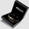 SERASAR | Kožený Náramek pro Muže [Shine] z Stainless Steel Náhled obrázku produktu 3