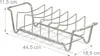 Relaxdays Rippchenhalter 2in1, Bratenkorb zum Grillen, BBQ, Produktbild-Vorschau 4