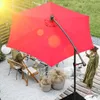 Ombrellone Izrielar 3,5 m rosso Ombrellone da giardino con Anteprima dell’immagine prodotto 12