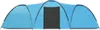 vidaXL Camping-Zelt Iglu 650x240x190 cm 8 Personen Blau Produktbild-Vorschau 3