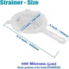 Sieb Fein, 400 Mesh Haarsieb Nylon Sieb Mit Griff, Sieb Produktbild-Vorschau 5