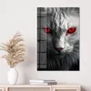 DEQORI Glasbild Echtglas 60x90 cm 'Mystischer Blick' Produktbild-Vorschau 4