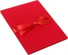 Goldbuch Leporellomappe Linum Rot 13x18 cm Schleife Leinen Produktbild-Vorschau 2