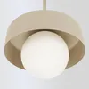 Luxolar - LED Pendelleuchte 2-flammig Beige-Grau G9 15W - Produktbild-Vorschau 2