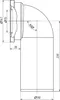 Belvit WC Anschluss Abflussrohr DN 110 Bogen 90° Produktbild-Vorschau 2