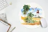 MuchoWow® Mauspad Mousepad Leuchtturm - Palme - Vogel - Produktbild-Vorschau 5