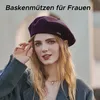 Baskenmütze Damen Klassische Woll Französische Barett, Produktbild-Vorschau 5