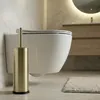 Stojan na WC štětku STAV, zlatý, výška 38 cm Náhled obrázku produktu 7