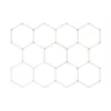 A geometric pattern of connected hexagons. Podgląd zdjęcia produktu