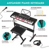 Zimilo Keyboard 61 Tasten mit Leuchttasten, Ständer, Produktbild-Vorschau 6