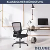 DELUKE® Bürostuhl Ergonomisch VAKO Schreibtischstuhl mit Produktbild-Vorschau 6
