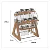 Gewürzhalter - cooles Design - Bambus - 15 Dosen Produktbild-Vorschau 4