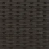 vidaXL Gartensofa 2-Sitzer mit Hockern Schwarz Poly Rattan Produktbild-Vorschau 10
