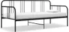 Divano letto struttura letto in metallo nero 90x200 cm Anteprima dell’immagine prodotto 7
