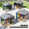 Outsunny Gerätehaus 4,1m³, Gartenhaus mit Pultdach, 240 x Produktbild-Vorschau 8