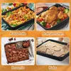 Onader Antihaft Backblech Edelstahl Auflaufform Kuchen Produktbild-Vorschau 7