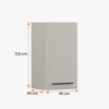 Wandschrank INEZ V, Küche, Küchenschrank eintürig 40 cm Produktbild-Vorschau 7