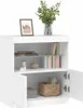 vidaXL Sideboard avec lampes LED blanc 60x37x67 cm Voir les images du produit 5