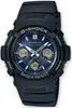 A black G-Shock watch with a blue dial is shown against a white background. Produktbild-Vorschau