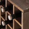 Portabottiglie in legno KADAX scacchiera marrone scuro 2 Anteprima dell’immagine prodotto 10