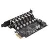 7 Ports PCIE zu USB 3.2 HUB PCIE Erweiterungskarte 5Gbps Produktbild-Vorschau 7