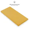 A yellow fitted sheet is shown at an angle on a white background. Produktbild-Vorschau