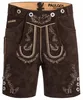 PAULGOS Herren Trachten Lederhose Kurz - HK1 - Echtes Leder Produktbild-Vorschau 7