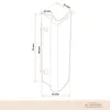 Aluminium Glasfalzbalkontürgriff / Terrassentürgriff / Ziehgriff / Glasfalzgriff - weiß RAL 9016 Produktbild-Vorschau