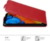 Cadorabo Hülle für LG Q STYLUS Schutz Hülle in Rot Flip Produktbild-Vorschau 3