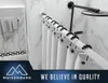 Gardinenstange Ausziehbar Ohne Bohren 260-310 cm Edelstahl Produktbild-Vorschau 4