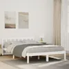 Massivholzbett Extra Lang ohne Matratze Weiß 160x220 Produktbild-Vorschau 2
