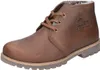 A single brown leather boot is shown against a white background. Voir les images du produit