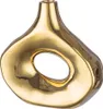 Gilde Vase, "Malta", Keramik, goldfarben, VE 2, L. 8.5 cm, Produktbild-Vorschau 1
