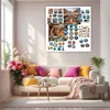 Anwicar Magnettafel - Magnetische Pinnwand 80x80 cm - Weiß Produktbild-Vorschau 4