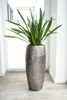 Vase de sol VIVANNO en fibre de verre ROYAL rond, argent Voir les images du produit 5