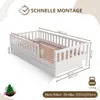 Cama infantil Crazy Pine con cajón, 200x100 cm – Cama Vista previa de la imagen del producto 2