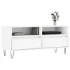 vidaXL TV Schrank Weiß 100x34,5x44,5 cm Holzwerkstoff - Produktbild-Vorschau 3